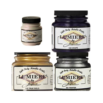 Jacquard Lumiere Pintura metalizada