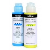 Acrílicos Vallejo Fluidos Artist extrafino 100ml