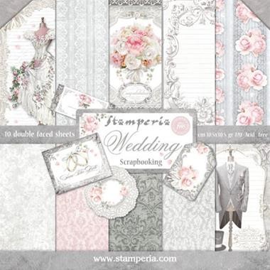 Scrapbooking Wedding stamperia SBBL18