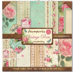 Stamperia Vintage Rose SBBL04