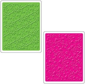 Texturas Sizzix Conjunto de Flourishes y Vides 656259