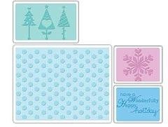 Sizzix Texturas Set Invierno E656352