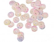  Lentejuela aurora boreale rosa claro 7mm. 500gr. Z14733