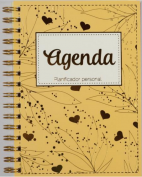 Agenda perpetua AMARILLO Pega Papel o Tijeras