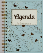 Agenda perpetua AZUL Pega Papel o Tijeras