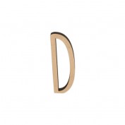 Letra DM 10cm Miss Craft - D