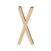 Letra DM 10cm Miss Craft - X