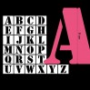 Los 26 stencils de 5cm del abecedario - Toga