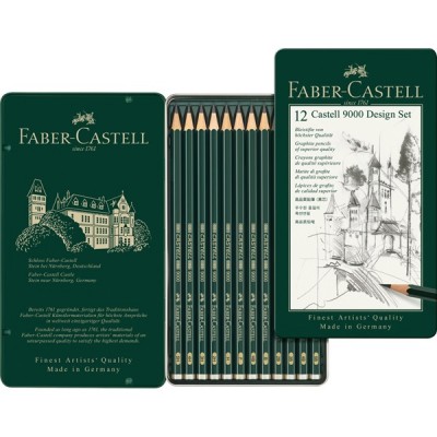 Faber Castell 9000 Set 12 lápices