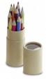 Étui avec 12 mini crayons de couleurs