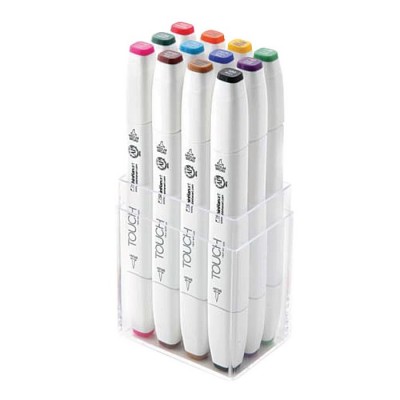 Touch Marker Brush Set 12 colores principales 1211213