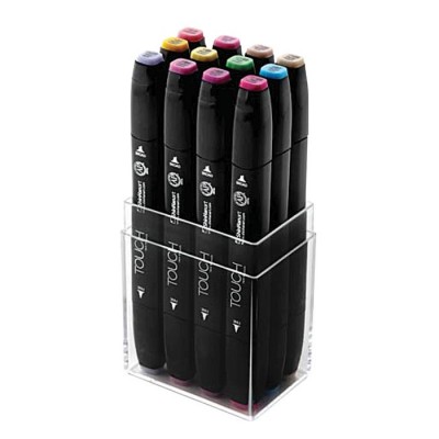 Touch Twin 12 Marker Set pastel colors 1101216 