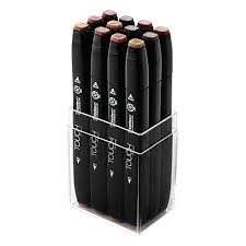 Touch Twin 12 Marker Set colores madera 1101210