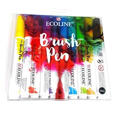 Ecoline Brush pen Set 10 rotuladores