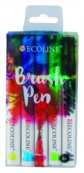 Ecoline Brush pen Set 5 rotuladores