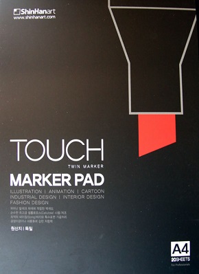 Touch Marker Pad A4 Bloc paper per retolador