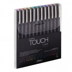 SHINHAN TOUCH LINER SET 12 ROTULADORES COLOR 0,1