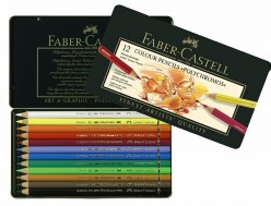 Faber Castell Polichromos 12 crayons de couleur