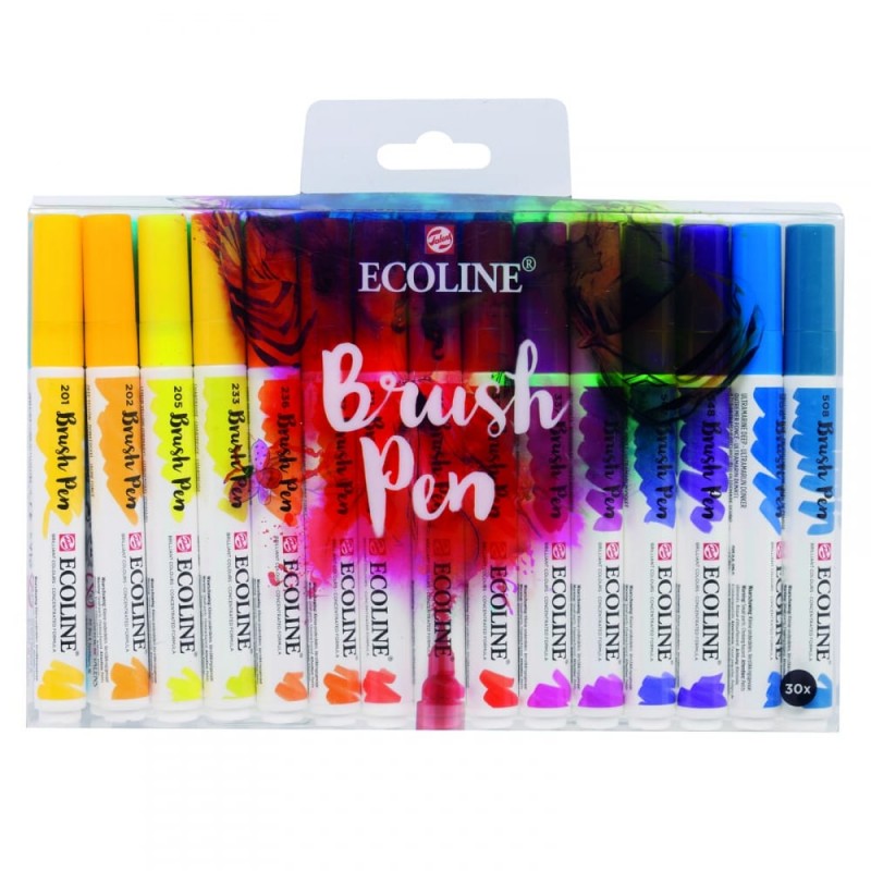 ECOLINE BRUSH PEN TALENS CAJA 30 ROTULADORES