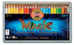 KOH-I-NOOr Magic 3408 Lápices triángulares Multicolor 24 colores