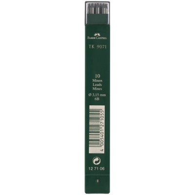 Faber Castell 127106 Minas 3,15 mm 6B