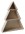 Pirámide Abeto de madera para decorar