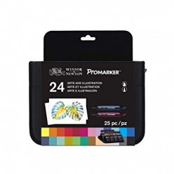 Promarker Set 24 Rotuladores Arte e Ilustración