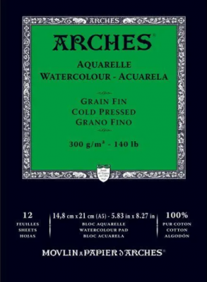 Arches Acuarela Bloc 12 hojas A5 1795090