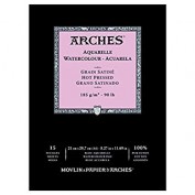 Arches Acuarela Bloc A4 Satinado 185 gr