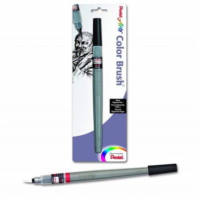 Pentel Arts Colour Brush Pigment Negro XGFP-101X