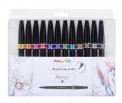 Pentel Sing Pen Artist Estuche 12 rotuladores SESF30C-12