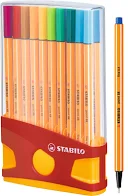 Rotulador Stabilo Point 88 Estuche 20 colores