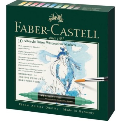 SET DE 10 ROTULADORES ACUARELABLES ALBRECHT DÜRER FABER CASTELL