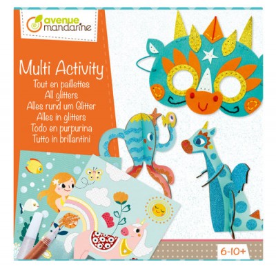 Avenue mandarine Cofre Multi activity Todo en purpurina