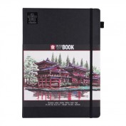 SAKURA Cuaderno/sketchbook 21x29,7 cm 140 gr Papel blanco-crema