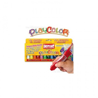 PlayColor Instant Témpera Solida Caja 12 colores 58231