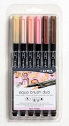 Lyra Aqua Brush Duo Set 6 Skin Tones