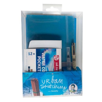 Set Urban Sketching Talens azul