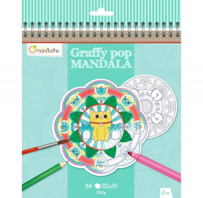 Libro mandalas para niños Avenue Mandarine PM5120