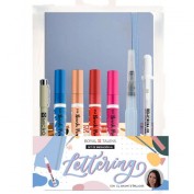 Kit Lettering Talens Azul