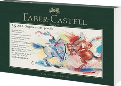 Faber-Castell 180011 - Estuche de Metal vacío para 36 lápices para artistas