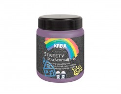 Pintura tiza liquida para asfalto KREUL STREETY Violeta 200ml.