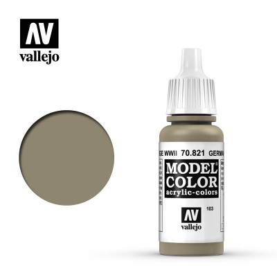 Model Color Vallejo Alemán Camuflaje Beige WWII 70.821