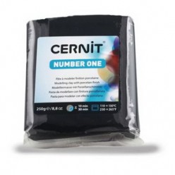 Cernit Number One 250 gr Negro