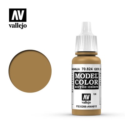 Model Color Vallejo Alemán Camuflaje Ocre Naranja 70.824