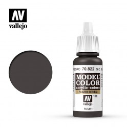 Model Color Vallejo Alemán Camuflaje Pardo Negro 70.822