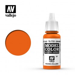 Model Color Vallejo Naranja Fluorescente 70.733
