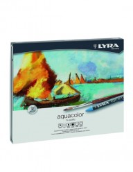 Estuche 24 tizas pastel Lyra Polycrayons soft