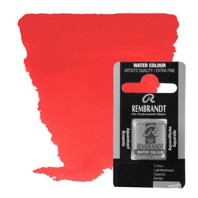 ACUARELA REMBRANDT 1/2 GODET ROJO CADMIO 305