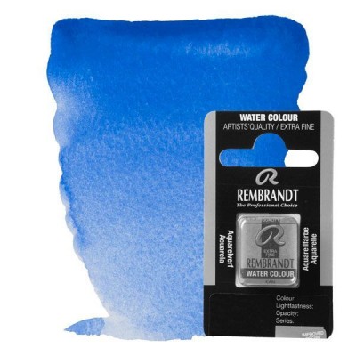 ACUARELA REMBRANDT 1/2 GODET AZUL COBALTO 511